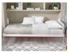 Cama abatible horizontal con librería